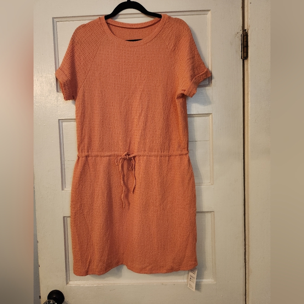 Cupshe Swim Coverup, Peach Color, Pockets, Draw String Waist, Sz Small NEW NWT